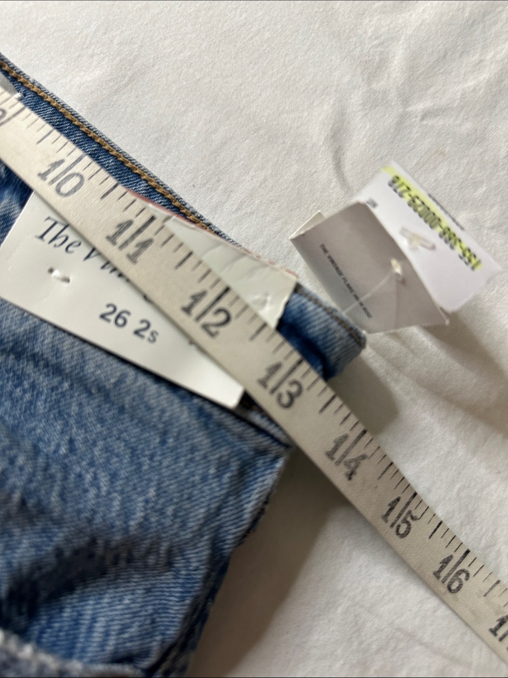 Abercrombie & Fitch The Vintage Flare High Rise Jeans Size 26 - Picture 8 of 10